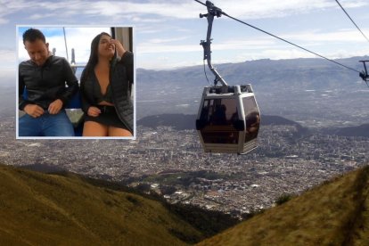 La grabación en el Teleférico la hicieron con equipos profesionales. En las cabinas de la atracción turística no hay cámaras.