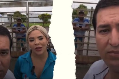 El aspirante a la vicepresidencia recorre varias localidades para demostrar que la infraestructura está abandonada.