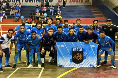 Bocca, actual campeón del fútbol sala ecuatoriano, busca su séptima estrella consecutiva.