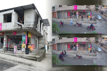 El dueño del local afectado ahora atiende con recelo. Pide presencia de la Policía.