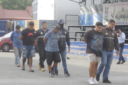 Ninguno de los aprehendidos registra antecedentes penales.