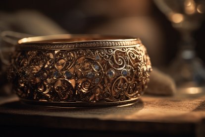 Cuando son joyas, es mejor humedecer un pedazo de algodón en una solución de vinagre con algunas gotas de agua