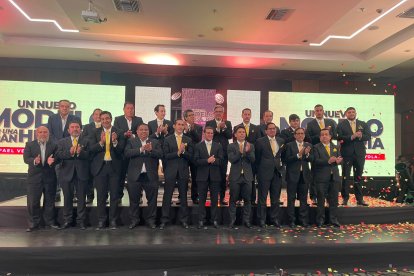 Rafael Verduga y Matías Oyola presentaron su propuesta de campaña, para asumir la dirigencia de Barcelona.