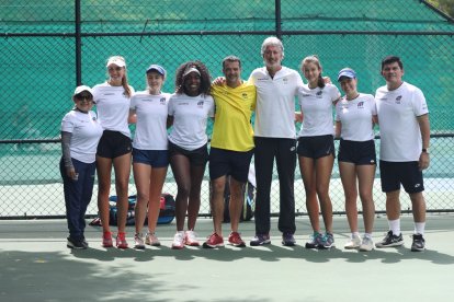 El elenco femenino de tenis de Ecuador debutará el 26 de julio en el torneo Billie Jean King Cup.