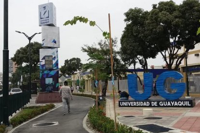 La Universidad de Guayaquil, con clases suspendidas.