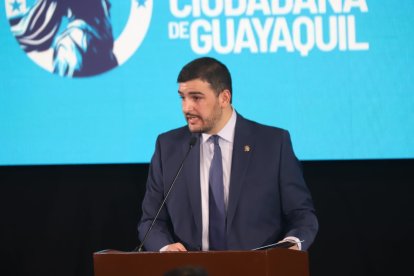 Aquiles Álvarez, alcalde de Guayaquil.