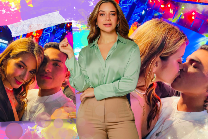 La actriz dio a conocer su nueva relación en el programa 'Soy el mejor'.