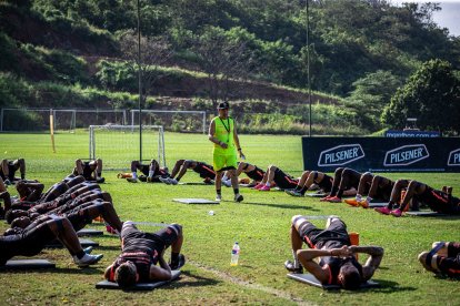 Barcelona sigue entrenando para la segunda etapa de LigaPro.