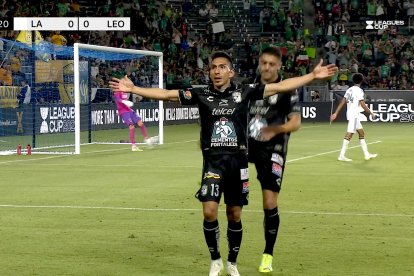 El delantero ecuatoriano Ángel Mena le dio la clasificación al León de México a la siguiente fase de la Leagues Cup.