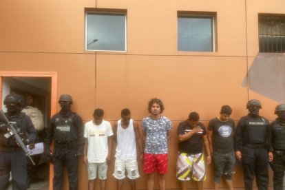 Los detenidos fueron puestos a órdenes de las autoridades.