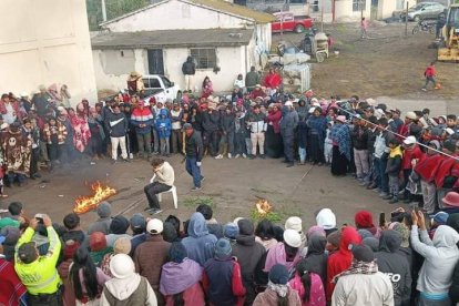 El presunto estafador recibió 'paloterapia'.