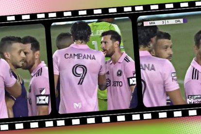 El problema era de Lionel Messi, y Leonardo Campana fue a defenderlos