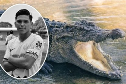 Terror en el fútbol de Costa Rica, cocodrilo devoró al jugador Jesús Alberto López