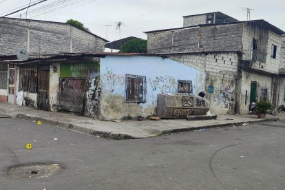 El sitio del Guasmo sur en donde se registró el hecho.