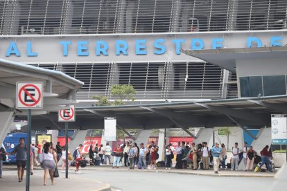 La Terminal Terrestre de Guayaquil.