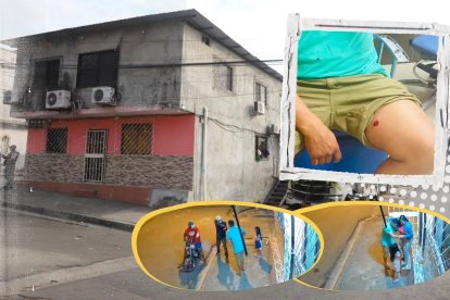 En este sector de  Guayaquil se registró el ataque al padre que caminaba junto a su hija.