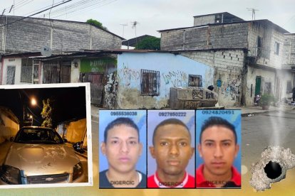 Dos de las tres víctimas mortales fallecieron en el lugar, luego de que los criminales repartieran plomo.