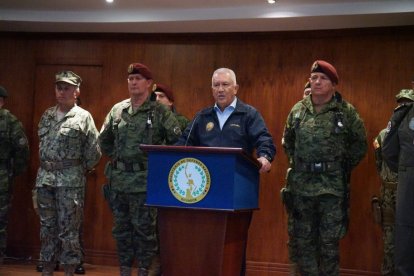 Ministro Lara dio declaraciones sobre el asesinato de Fernando Villavicencio.