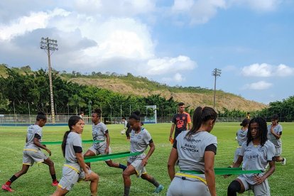 Barcelona entrenado con normalidad para el partido ante Liga de Quito.