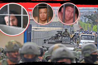 Para el operativo dentro de la cárcel porteña se utilizaron tanquetas.