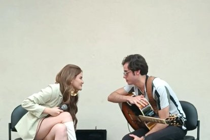 Mar con su actual pareja. Ellos han compartido shows.