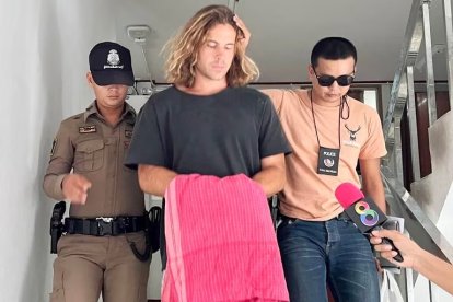 El joven Daniel Sancho permanece en poder de las autoridades tailandesas