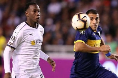 Luis Caicedo (i) militó en Liga de Quito durante las temporadas 2019 y 2022.