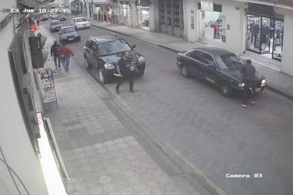 El hecho quedó registrado en video.