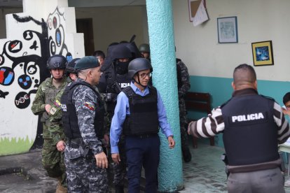 Christian Zurita, resguardado y protegido.