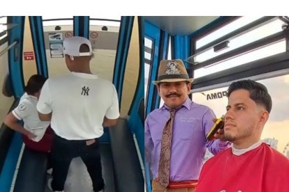 El 'Aeropalo' y el 'Barbero de la Aerovía' son videos grabados en el aerotransporte que circularon en redes.