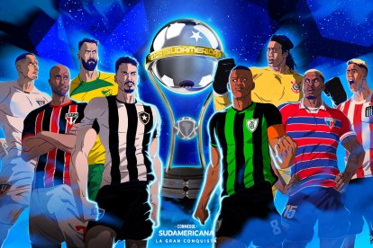 Liga de Quito en el afiche por los cuartos de final de la Copa Sudamericana.