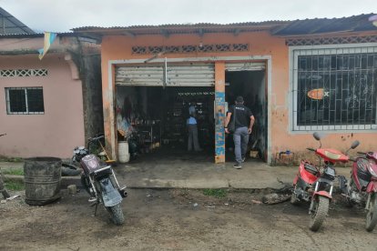 Las motocicletas fueron decomisadas en talleres mecánicos.