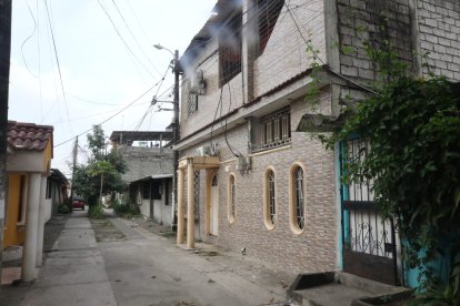 En esta vivienda se registró el atentado.