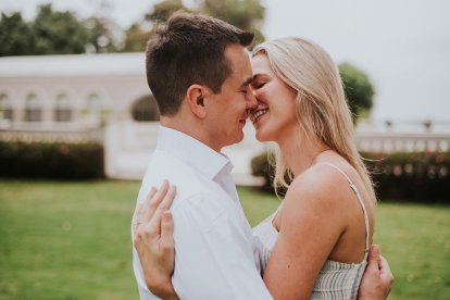 Lavinia y Daniel Noboa se casaron en 2001. Tienen un hijo.