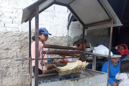 Amigos y familiares se unieron por causa e hicieron un 'cuy solidario'.