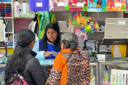 Las librerías de Cotocollao estuvieron llenas la mañana del 28 de agosto del 2023.