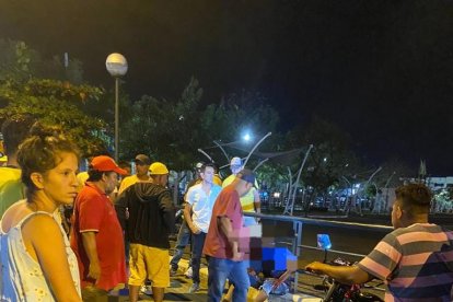 Los lugareños se asustaron con el ataque armado.