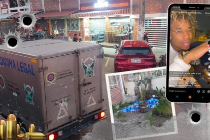 El cadáver del cantante urbano quedó afuera del inmueble.