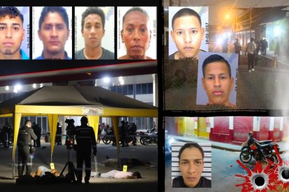 Estas son las víctimas de la noche de terror que se vivió en Durán.