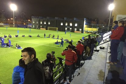 La prensa internacional estuvo atenta al único entrenamiento de Ecuador en Argentina en el 2015.