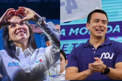 Luisa González compartió el fin de semana con las mujeres del Valle del Chota, Imbabura, mientras que Daniel Noboa dijo que implementará un sistema de guarderías para madres solteras.