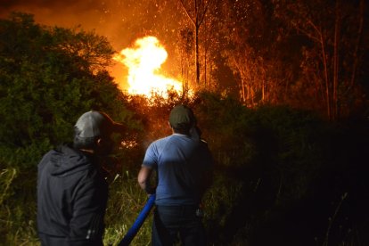 Se registró un incendio forestal en Quito.