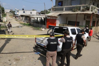 Personal policial llegó al sitio para realizar las investigaciones correspondientes.