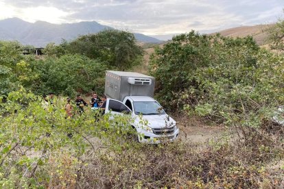 En este lugar estaba el cadáver de Inés Mero.