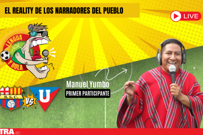 Manuel Yumbo es el primer participante de Lengua y Bola.