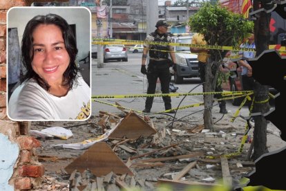 El cuerpo de María de Lourdes López  quedó aplastado.