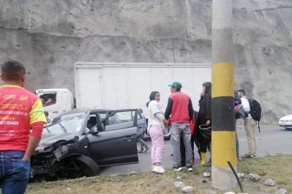 En este automotor se movilizaba la estudiante universitaria.