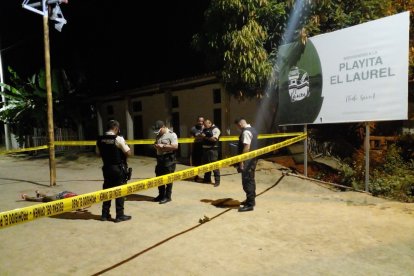 El crimen de la mujer fue cometido en el balneario de agua dulce.