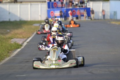 La tercera válida del torneo provincial de karting tuvo emociones de principio a fin.