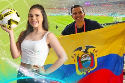 Romina Riera  Rendón es la presentadora de Havoline Deportivo y Juan Francisco  Rueda es reportero en VitoTvo, Hincha Amarillo y Última Hora.